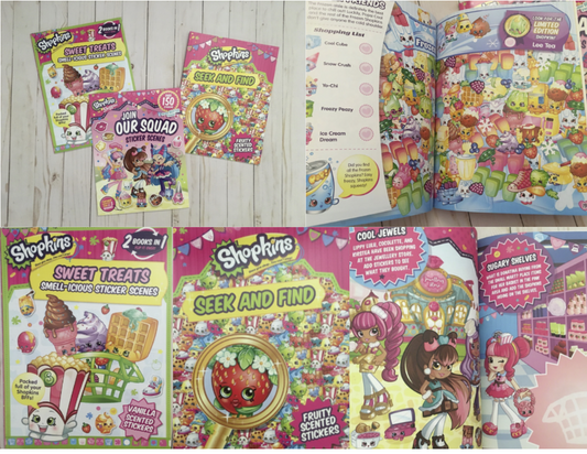 Shopkins & Shoppies Activity & Sticker Books